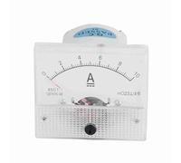 Ailgely Medidor de Voltaje CC 85C1 Voltímetro de Corriente Compacto y Fácil Leer para Experimentos Científicos Plástico 1 Unidad (Medición corriente 0-10A)