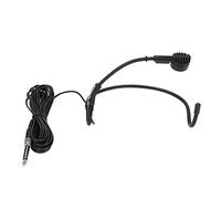 Ailgely Micrófono con Gancho para la Oreja de 6,35 Mm, Micrófono Dinámico Ergonómico con Interfaz de 6,35 Mm para Karaoke, Parlantes, Enseñanza, Hecho de Material ABS de Primera