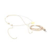 Ailgely Micrófono de Condensador Profesional con Gancho para la Oreja para Petaca, con Bloqueo de Tornillo, Beige, Enchufe de 3,5 Mm, para Escenario, Iglesia, Conferenciantes, Diseño de