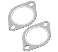 Ailgely Reemplazo de Junta de Colector de Escape, 2 Piezas 18107502346 para E36 E39 E46 E53 E70 E83 E85, Metal de Primera Calidad, Resistente Al Calor, Envejecimiento y Aceite,