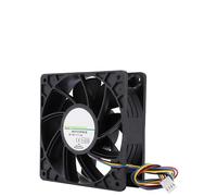 Ailgely Ventilador de Refrigeración de Alta Eficiencia 12 V con Tecnología PWM 12 Cm y 4 Pines para Soluciones Refrigeración Eficaces en Sistemas Informáticos