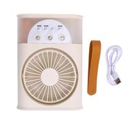 Ailgely Ventilador de Refrigeración para Escritorio, Aire Acondicionado Portátil Silencioso con Humidificador, 3 Velocidades, para el Hogar, Dormitorio, Viajes, Camping