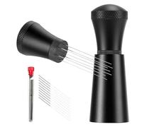 Aililong Normcore WDT Espresso Tool con 7 agujas de acero inoxidable, distribuidor de café desmontable y distribuidor de espresso, distribuidor de agujas de café para baristas y amantes del café.