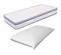 Ailime Easy H Memoria, Poliuretano, Color Blanco, 80 x 190 cm