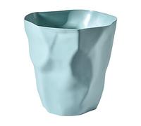 Ailler Papelera de Oficina de Plástico - Irregular y Ecológica para Papel, Habitación, Dormitorio - Color Azul