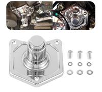 AILMOTO Cubierta de solenoide para motocicleta, botón de arranque, cubierta de botón de arranque compatible con Harley Davidson 1991-2017 Softail Dyna Sportster Big Twin, cromada