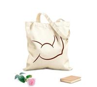 AILOONG Bolsa de compras de lona de algodón Gimnasio Gimnasia Alivio de la Mano del Hombre Músculo Bic Tric Tela de 340g/m² de grosor Se usa como bolsa de regalo