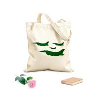 AILOONG Bolsa de compras de lona de algodón Helicópteros Combate Aviones Militares Fuerzas Especiales Aéreas Tela de 340g/m² de grosor Se usa como bolsa de regalo