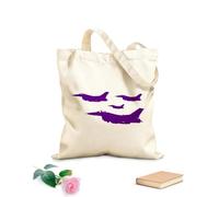 AILOONG Bolsa de compras de lona de algodón Helicópteros Combate Aviones Militares Fuerzas Especiales Aéreas Tela de 340g/m² de grosor Se usa como bolsa de regalo