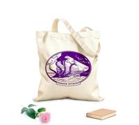 AILOONG Bolsa de compras de lona de algodón Naufragio de tentáculos de Kraken Pulpo gigante Inicio Tela de 340g/m² de grosor Se usa como bolsa de regalo