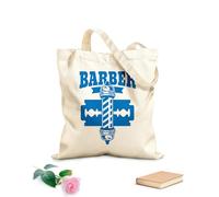 AILOONG Bolsa de compras de lona de algodón Peluquería Profesional Barbería Corte de Pelo para Hombre Tela de 340g/m² de grosor Se usa como bolsa de regalo