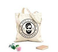 AILOONG Bolsa de compras de lona de algodón Tijeras de peluquería para hombres, herramientas para barba Tela de 12 oz de grosor Se usa como bolsa de regalo 25x30cm Pequeño