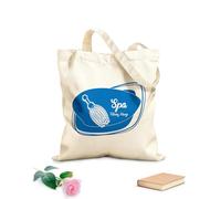 AILOONG Bolsa de compras reutilizable Centro de belleza y spa con masaje relajante Tela de 340g/m² de grosor Eslogan personalizable