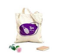 AILOONG Bolsa de compras reutilizable Centro de belleza y spa con masaje relajante Tela de 340g/m² de grosor Eslogan personalizable