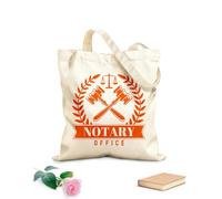 AILOONG Bolsa de compras reutilizable Libra, Justicia, Legislación, Notariado, Derecho, Scrivener Tela de 340g/m² de grosor Eslogan personalizable