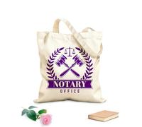 AILOONG Bolsa de compras reutilizable Libra, Justicia, Legislación, Notariado, Derecho, Scrivener Tela de 340g/m² de grosor Eslogan personalizable