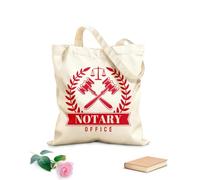 AILOONG Bolsa de compras reutilizable Libra, Justicia, Legislación, Notariado, Derecho, Scrivener Tela de 340g/m² de grosor Eslogan personalizable