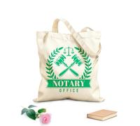 AILOONG Bolsa de compras reutilizable Libra, Justicia, Legislación, Notariado, Derecho, Scrivener Tela de 340g/m² de grosor Eslogan personalizable