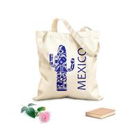 AILOONG Bolsa de compras reutilizable México América Latina Cactus Grande Mexicano Tela de 340g/m² de grosor Eslogan personalizable