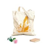 AILOONG Bolsa de compras reutilizable Pulpo ancla bajo el agua Hogar submarino Tela de 340g/m² de grosor Eslogan personalizable