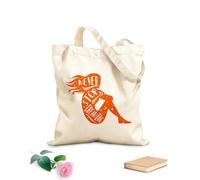 AILOONG Bolsa de compras reutilizable Tela de 340g/m² de grosor Frase inspiradora Nunca dejes de soñar niña Eslogan personalizable