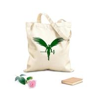 AILOONG Bolsa de lona Ángel guerrero fantasía mito niños Tela de 340g/m² de grosor Bolsa para dibujar