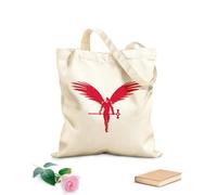 AILOONG Bolsa de lona Ángel guerrero fantasía mito niños Tela de 340g/m² de grosor Bolsa para dibujar