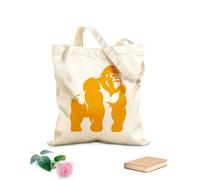 AILOONG Bolsa de lona Animal Gorila Primate Mono Zoológico Tela de 340g/m² de grosor Bolsa para dibujar