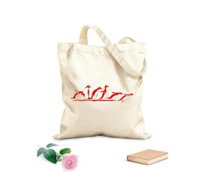 AILOONG Bolsa de lona Animales de la Antártida Pingüinos Zoológico Guardería Tela de 340g/m² de grosor Bolsa para dibujar