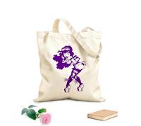 AILOONG Bolsa de lona Atractiva chica Steampunk con cohete Tela de 340g/m² de grosor Sustituye a la mochila escolar