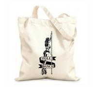 AILOONG Bolsa de lona Atractivo de club nocturno Stripper Girl Striptease Pole Dance Tela de 12 oz de grosor Sustituye a la mochila escolar 31x36cm Mediano