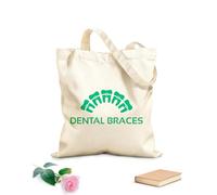 AILOONG Bolsa de lona Clínica de cuidado dental con dientes sanos, dentista g Tela de 340g/m² de grosor Sustituye a la mochila escolar