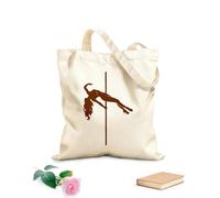 AILOONG Bolsa de lona Club de striptease Chica stripper Bailando striptease Tela de 340g/m² de grosor Sustituye a la mochila escolar