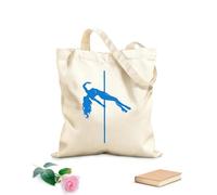 AILOONG Bolsa de lona Club de striptease Chica stripper Bailando striptease Tela de 340g/m² de grosor Sustituye a la mochila escolar