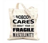 AILOONG Bolsa de lona con fondo reforzado Cita con letras que dicen No puedes manejarme Tela de 12 oz de grosor Se usa como bolsa de regalo 31x36cm Mediano