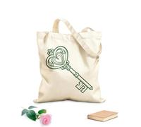 AILOONG Bolsa de lona con fondo reforzado Las llaves forjadas son un símbolo de amor fuerte y boda matrimonial. Tela de 340g/m² de grosor Se usa como bolsa de regalo