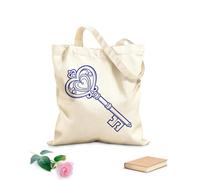 AILOONG Bolsa de lona con fondo reforzado Las llaves forjadas son un símbolo de amor fuerte y boda matrimonial. Tela de 340g/m² de grosor Se usa como bolsa de regalo