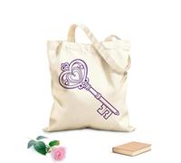 AILOONG Bolsa de lona con fondo reforzado Las llaves forjadas son un símbolo de amor fuerte y boda matrimonial. Tela de 340g/m² de grosor Se usa como bolsa de regalo