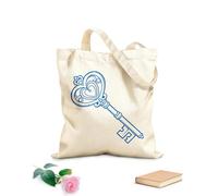 AILOONG Bolsa de lona con fondo reforzado Las llaves forjadas son un símbolo de amor fuerte y boda matrimonial. Tela de 340g/m² de grosor Se usa como bolsa de regalo