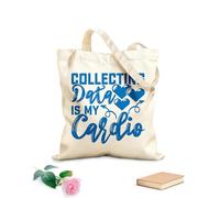 AILOONG Bolsa de lona con fondo reforzado terapeuta conductual vintage Tela de 340g/m² de grosor Se usa como bolsa de regalo