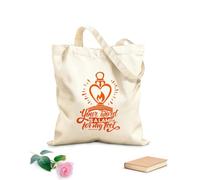 AILOONG Bolsa de lona con fondo reforzado tu palabra es una lámpara Tela de 340g/m² de grosor Se usa como bolsa de regalo