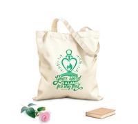 AILOONG Bolsa de lona con fondo reforzado tu palabra es una lámpara Tela de 340g/m² de grosor Se usa como bolsa de regalo