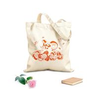 AILOONG Bolsa de lona Cuento Fantasía Monstruo Mariposas Niño Niños Tela de 340g/m² de grosor Sustituye a la mochila escolar
