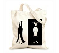 AILOONG Bolsa de lona Diseños Tienda de ropa Tienda de ropa Tela de 12 oz de grosor Sustituye a la mochila escolar 25x30cm Pequeño