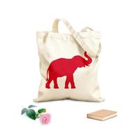 AILOONG Bolsa de lona Elefante Lindo Animal Niños Zoológico Tela de 340g/m² de grosor Bolsa para dibujar