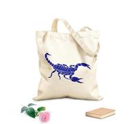 AILOONG Bolsa de lona Escorpión, animal, veneno, depredador del desierto Tela de 340g/m² de grosor Bolsa para dibujar