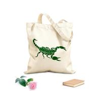 AILOONG Bolsa de lona Escorpión, animal, veneno, depredador del desierto Tela de 340g/m² de grosor Bolsa para dibujar