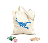 AILOONG Bolsa de lona Escorpión, animal, veneno, depredador del desierto Tela de 340g/m² de grosor Bolsa para dibujar