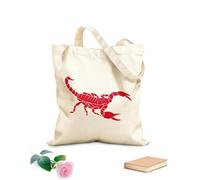 AILOONG Bolsa de lona Escorpión, animal, veneno, depredador del desierto Tela de 340g/m² de grosor Bolsa para dibujar