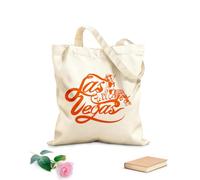 AILOONG Bolsa de lona Frase de bienvenida al casino de Las Vegas Tela de 340g/m² de grosor Sustituye a la mochila escolar